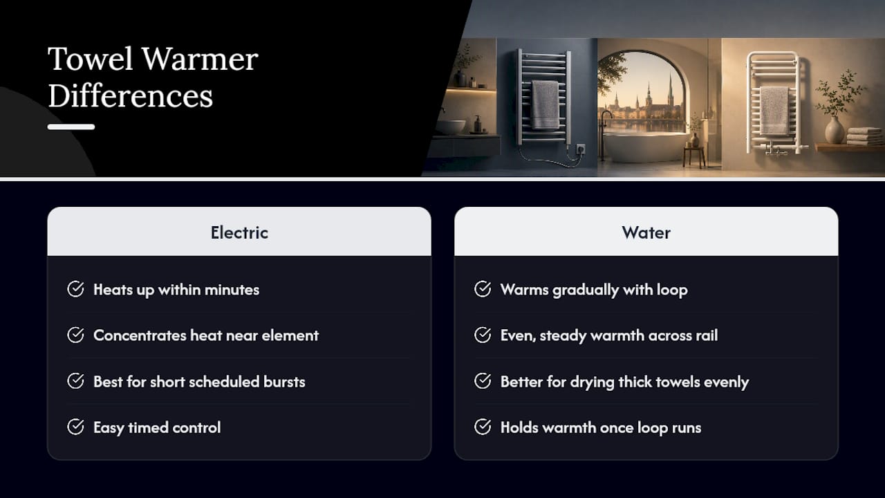 Heat Output and Drying Speed: What Actually Differs — overview diagram
