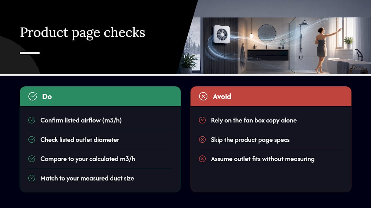 Finding the right specs on Santehnikasveikals product pages — overview diagram