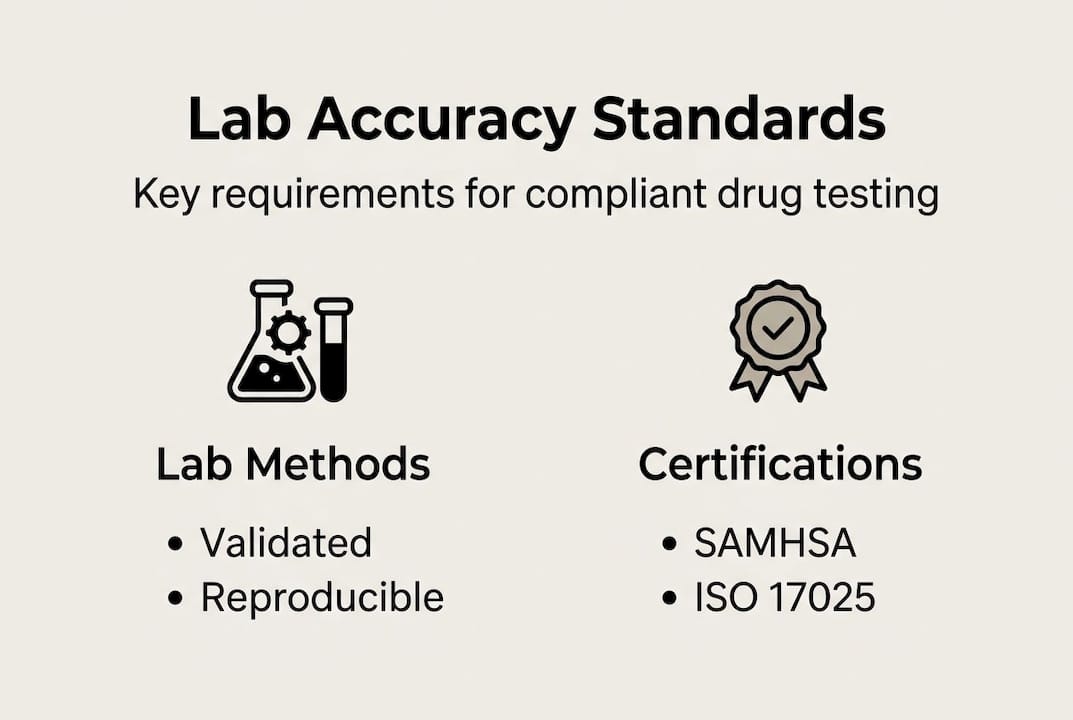 Infographic on lab accuracy and certification