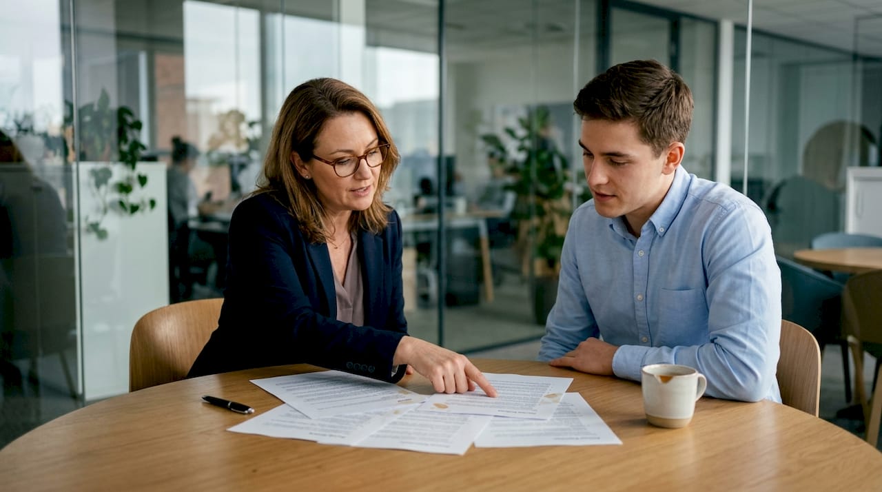 HR manager discusses compliance and privacy policy