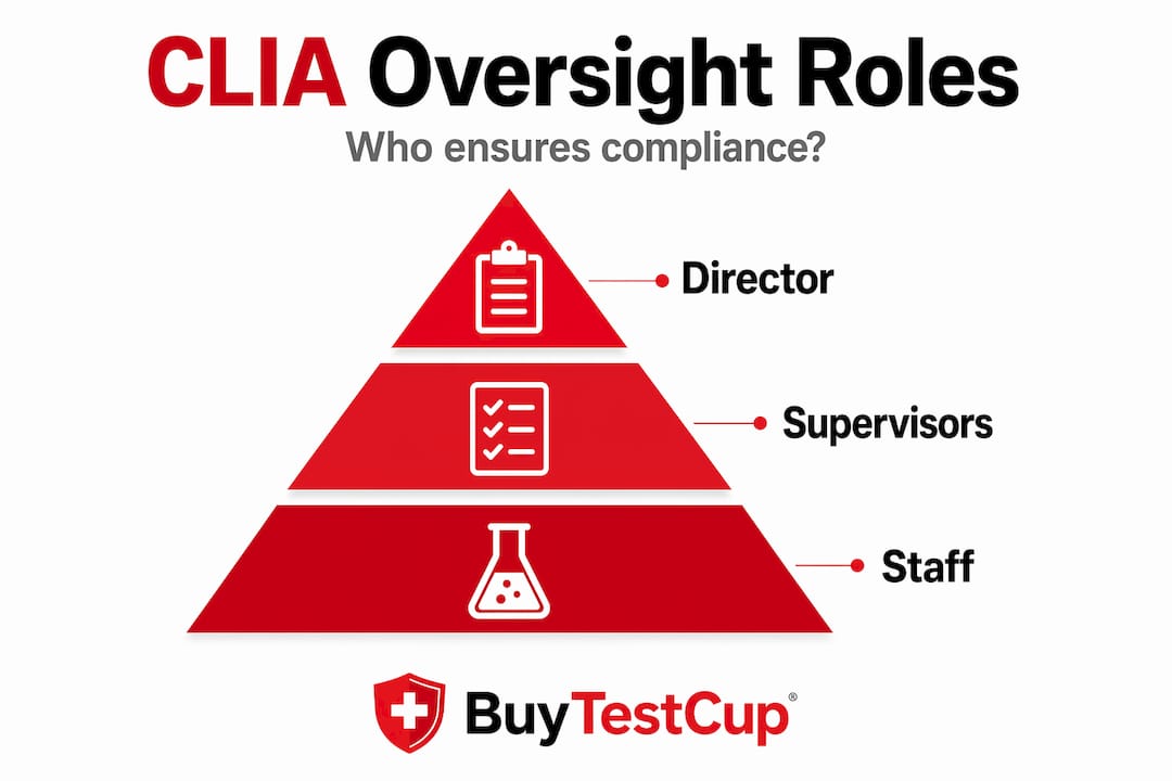 Infographic CLIA lab oversight hierarchy tiers