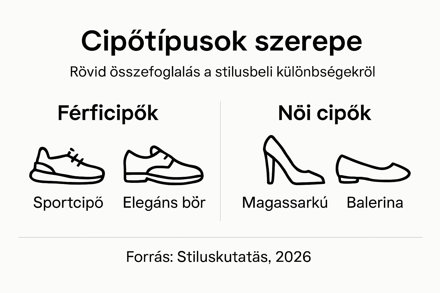 Infografika: mit árul el rólunk a cipőnk stílusa?