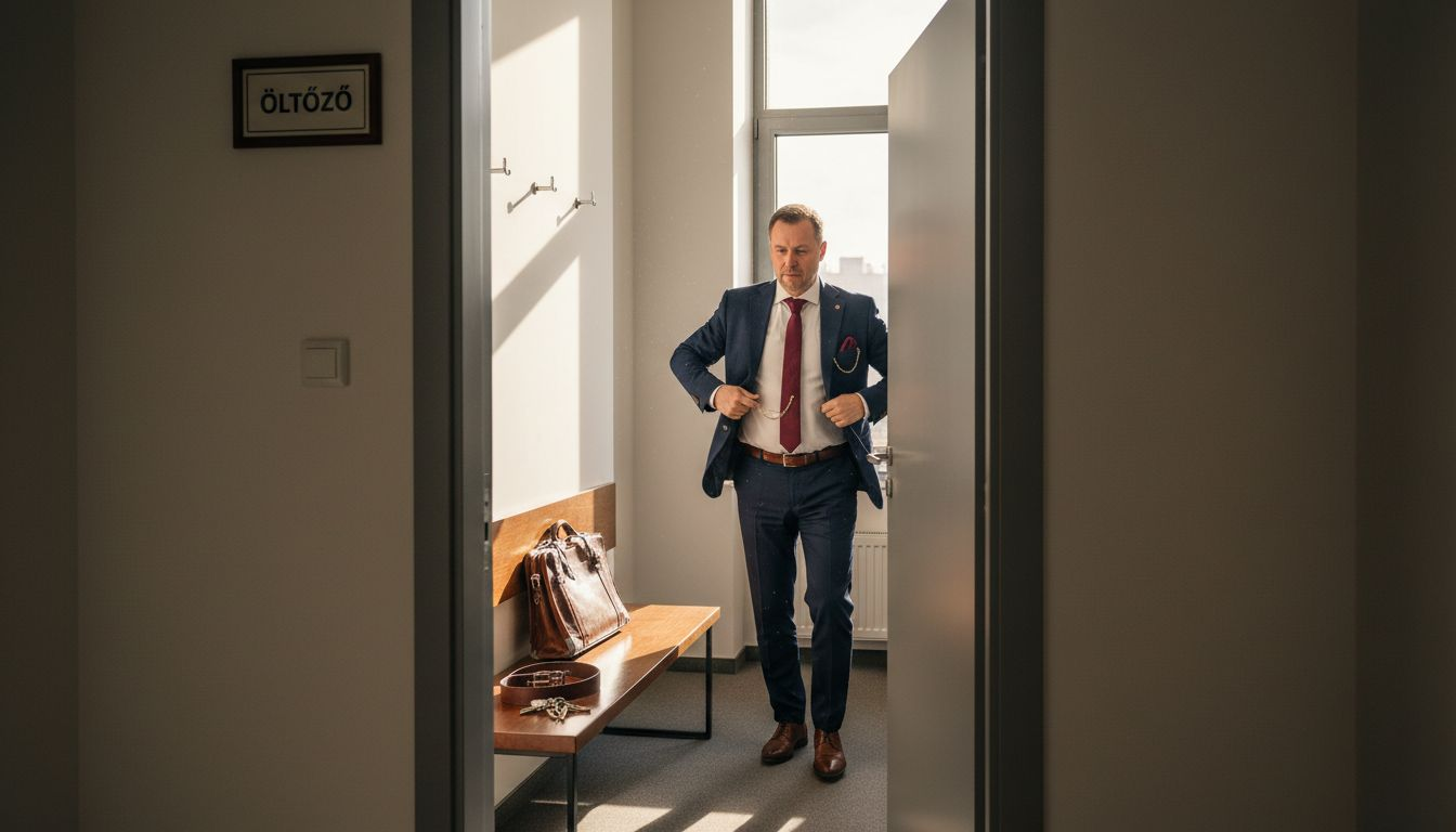 Elegáns üzletember, aki az apró részletekre is odafigyel