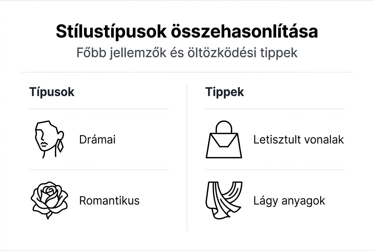 Infografika a különböző stílusirányzatok legjellemzőbb vonásairól