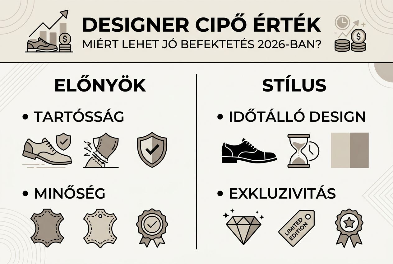 Infografika: Miért éri meg cipőbe fektetni? – A legfontosabb előnyök dióhéjban