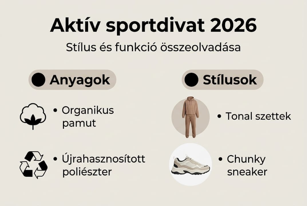 Infografika a legújabb aktív sportdivat trendekről