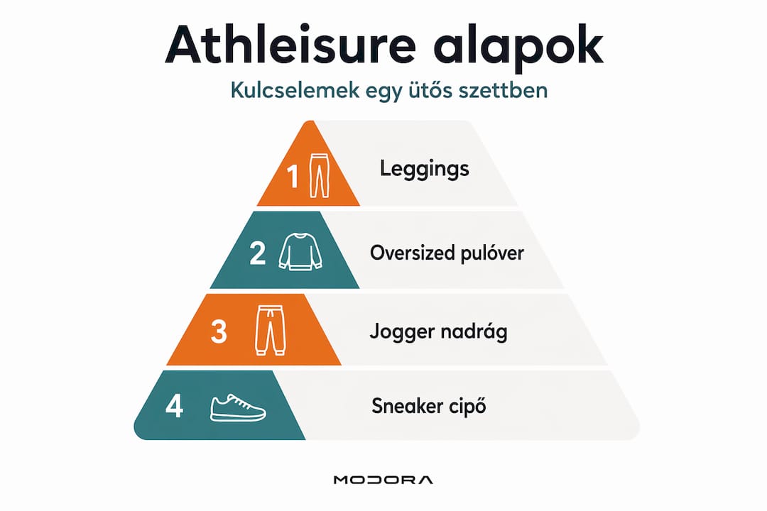 Infografika: Az athleisure stílus legfontosabb alapdarabjai