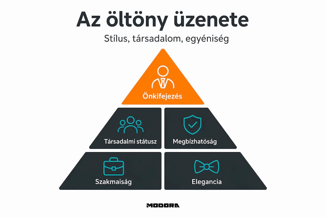 Infografika: mit üzen az öltöny a társadalmi ranglétrán?