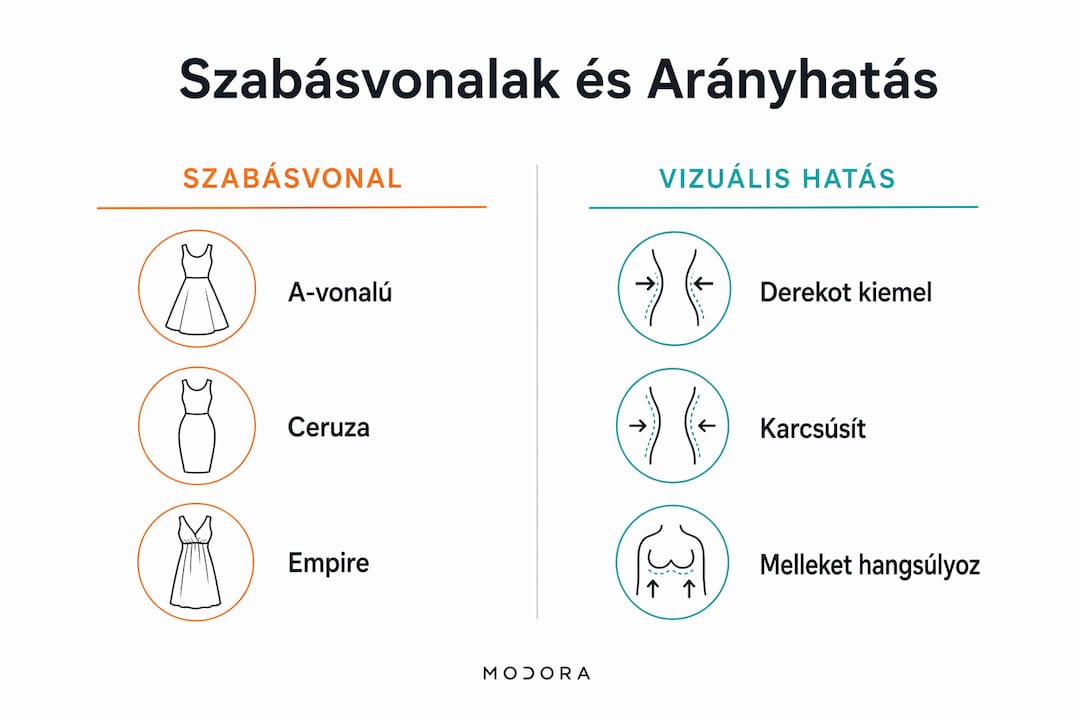 Infografikák szabásvonalainak és vizuális hatásainak összevetése – melyik megoldás hogyan befolyásolja a látványt?