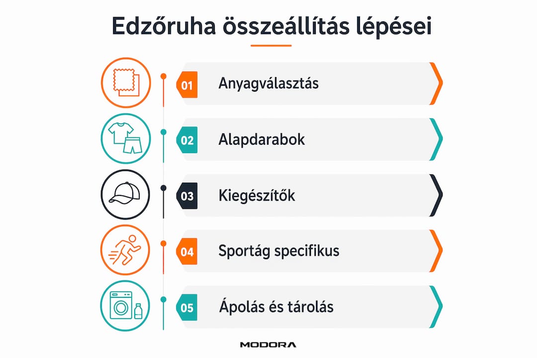 Infografika: így állítsd össze a tökéletes edzőszettet lépésről lépésre