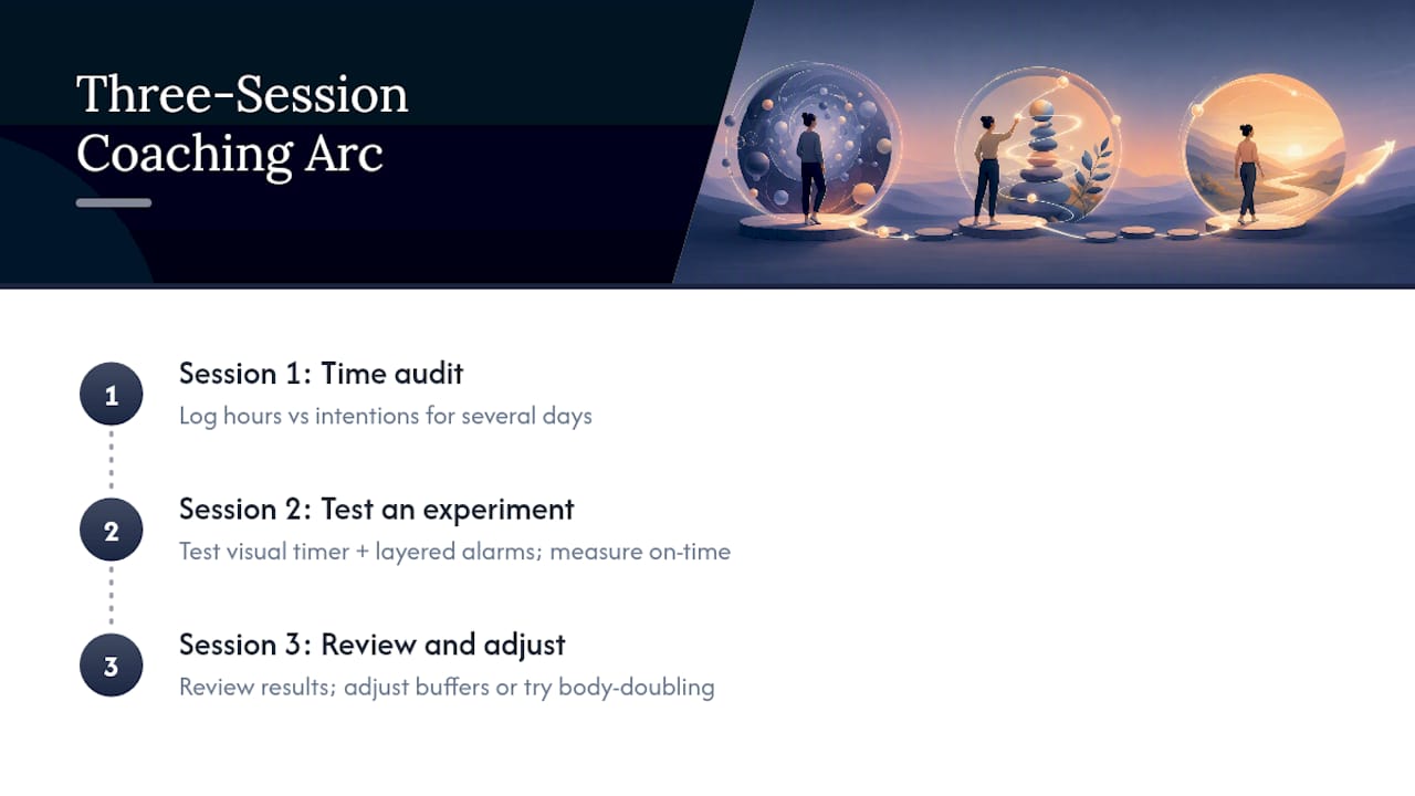 Three-session ADHD coaching process