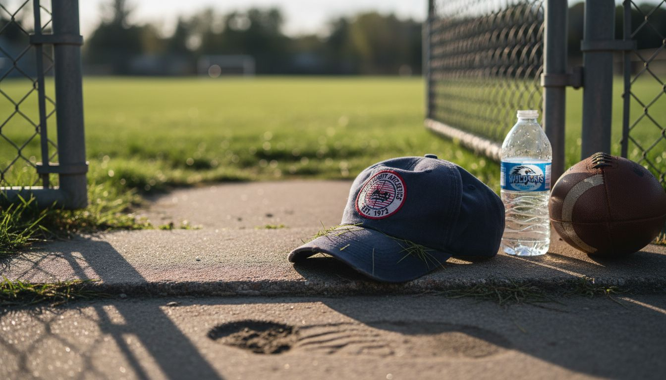 Baseball cap showing bill and crown structure