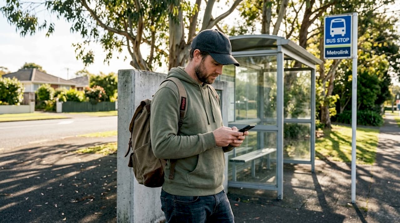 Man wearing aged merino wool cap
