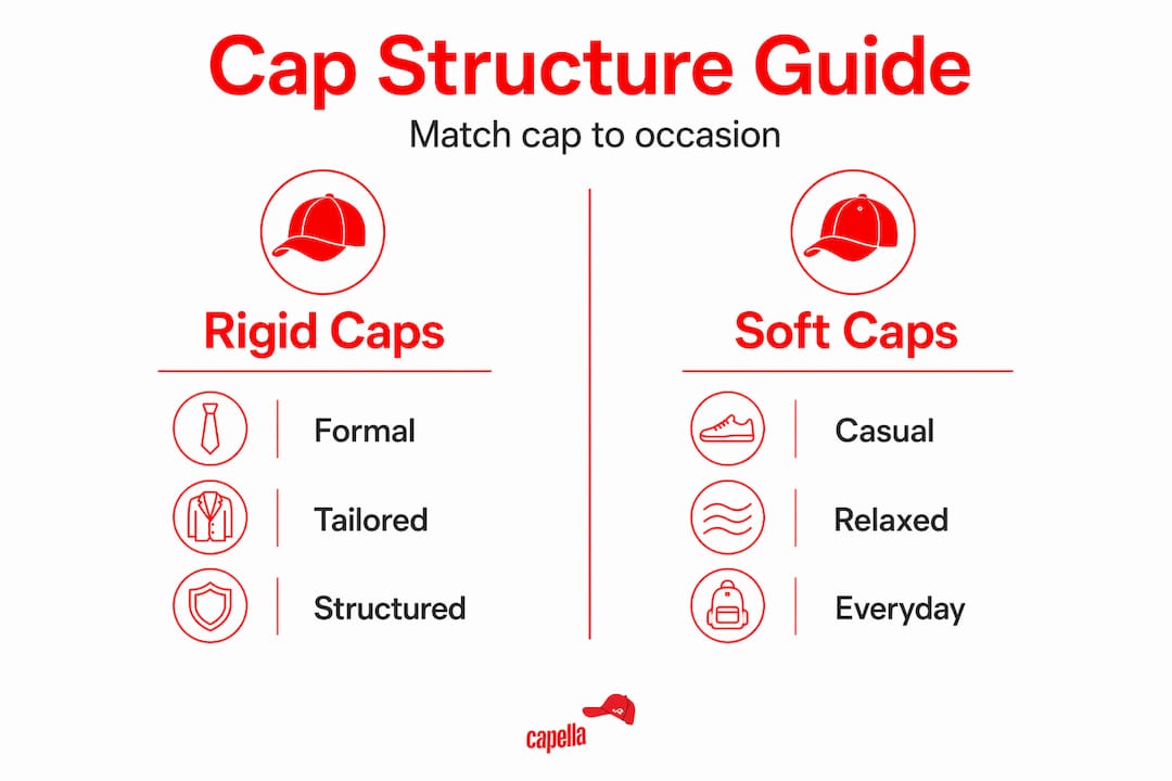 Infographic shows rigid vs. soft cap pairing