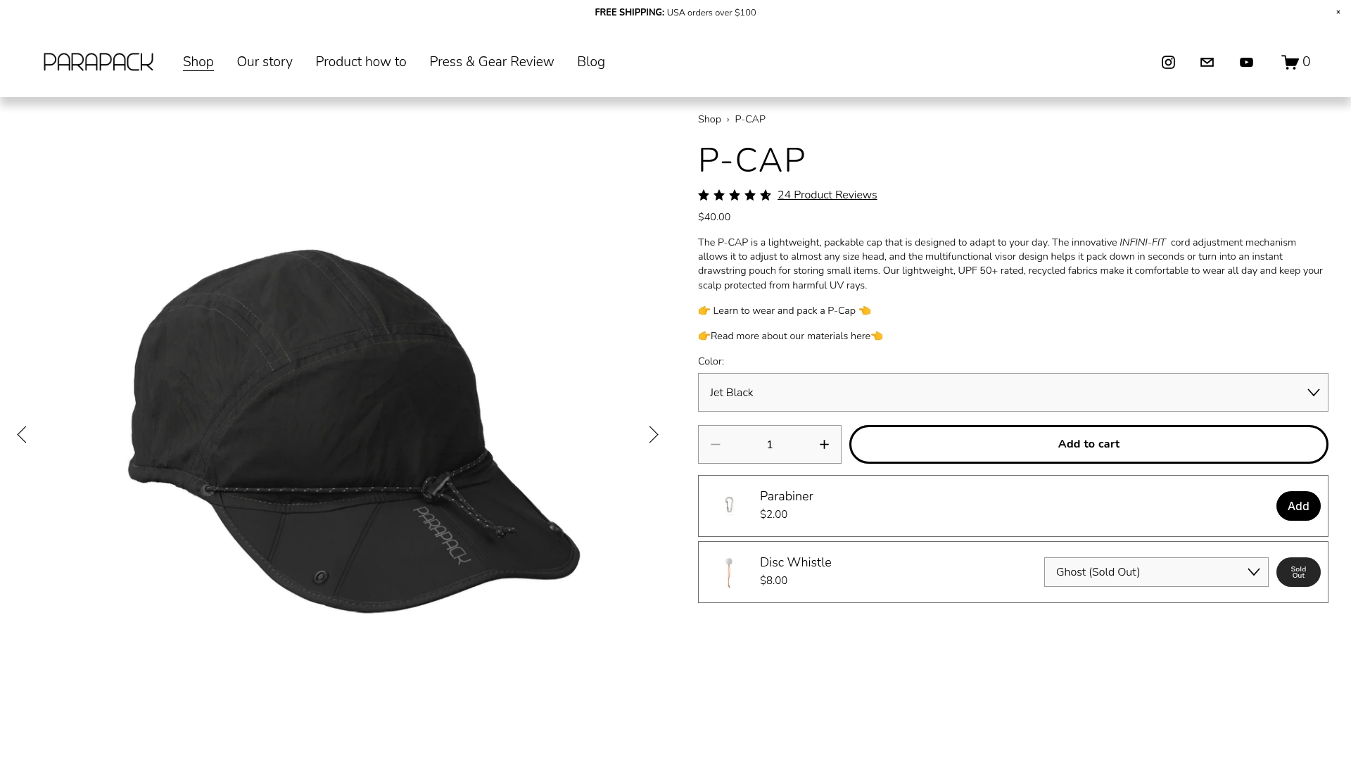 https://parapack.co/shopheadwear/p/p-cap