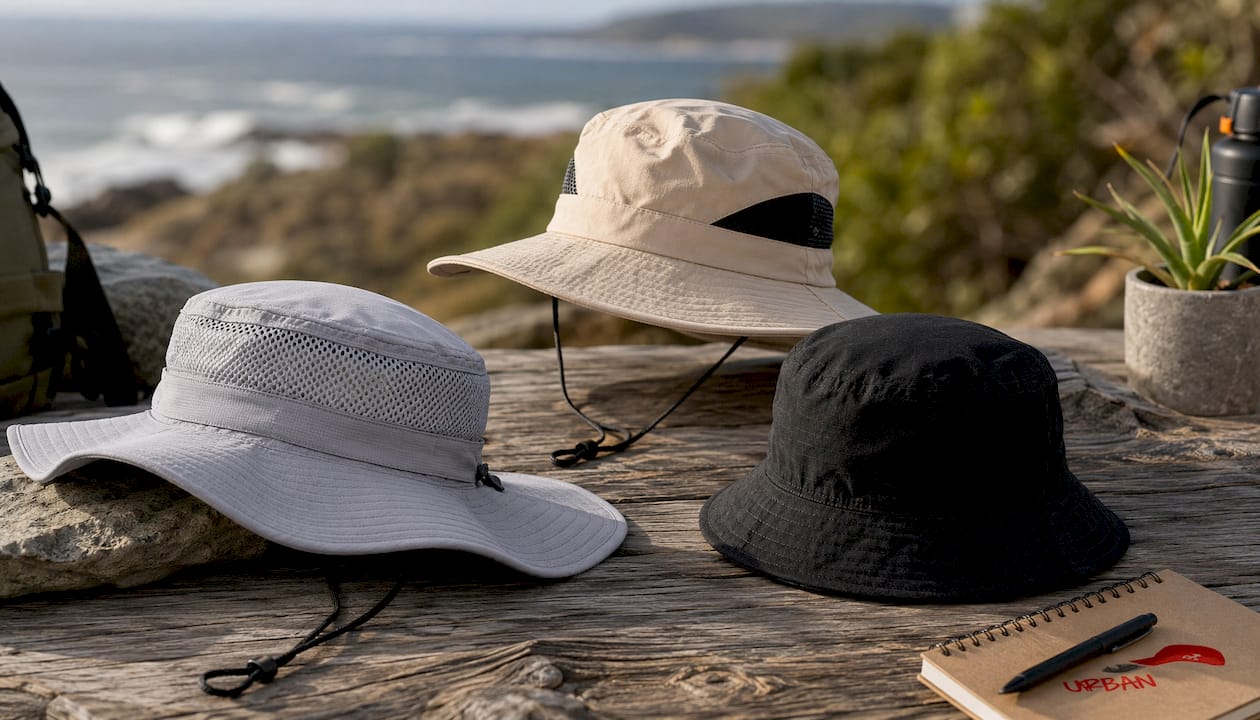 Men’s Breathable Summer Sun Hat – Lightweight Fisherman Hat with UV Protection (NZ Outdoors)