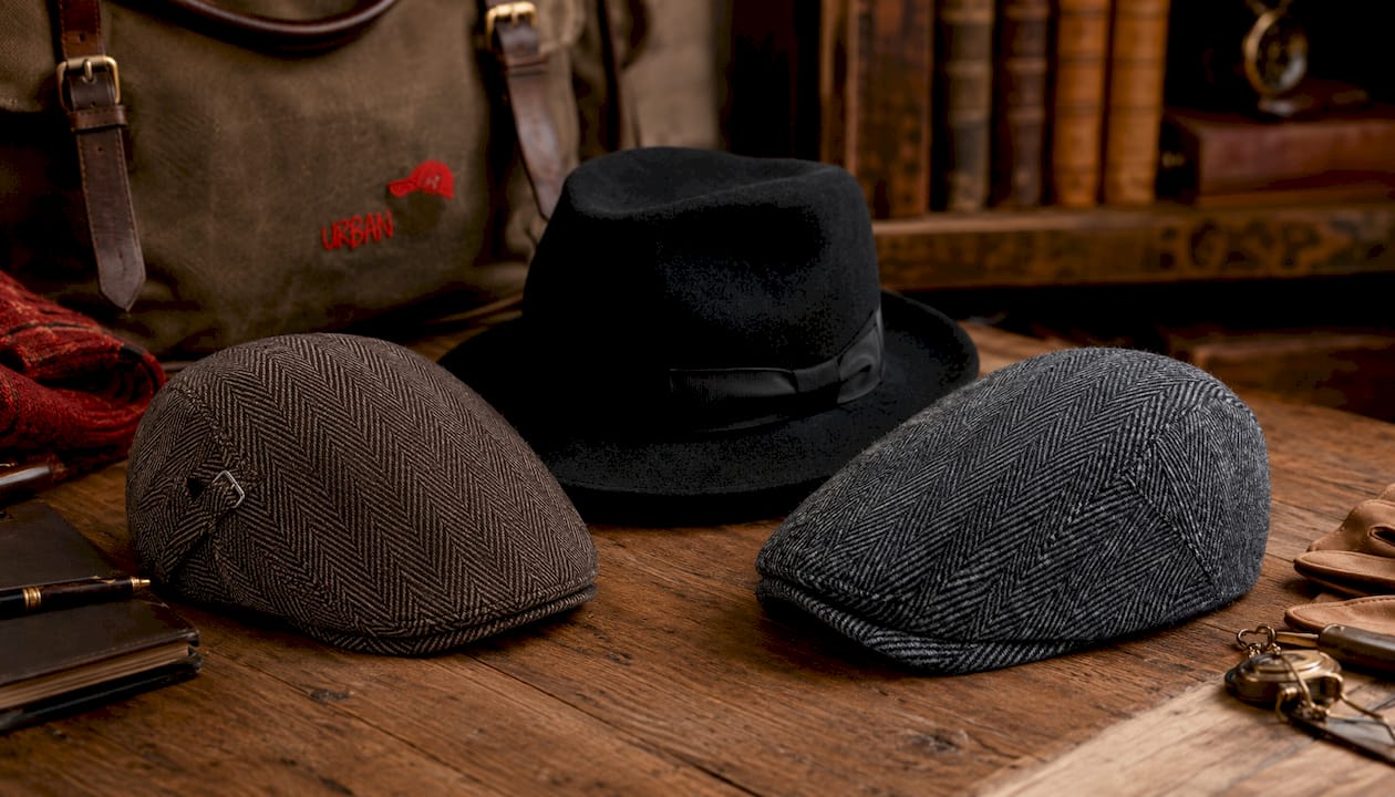 Heritage Herringbone Ivy Cap | Highland Winter Flat Cap