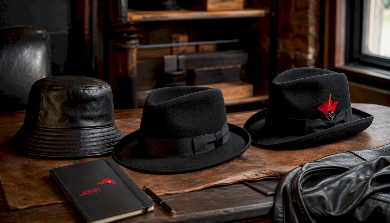 Leather Bucket Hat With Timeless Refined Look Subtle Finish - Urban Caps