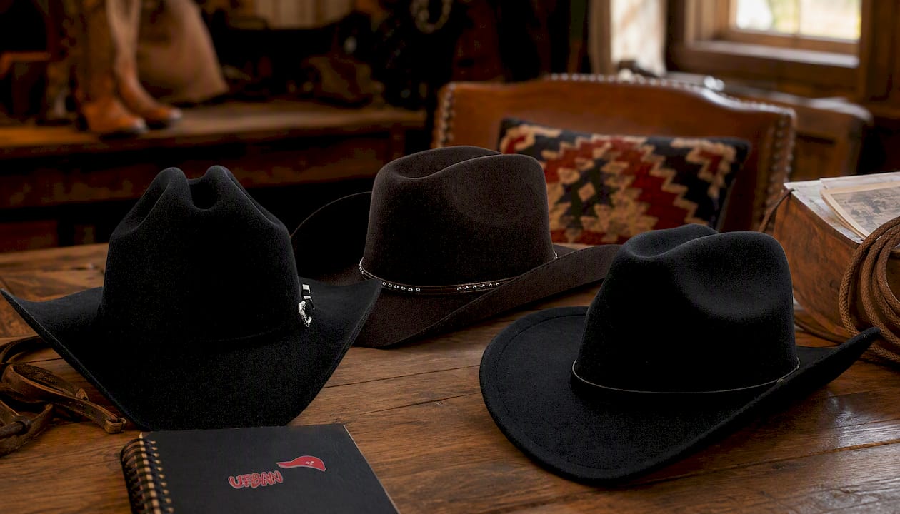 Premium Wool Cowboy Hat – Western Felt Cattleman Hat