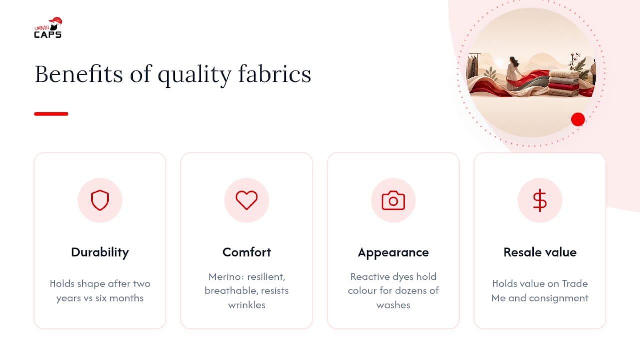 How high-quality fabrics change what you get from clothing — overview diagram