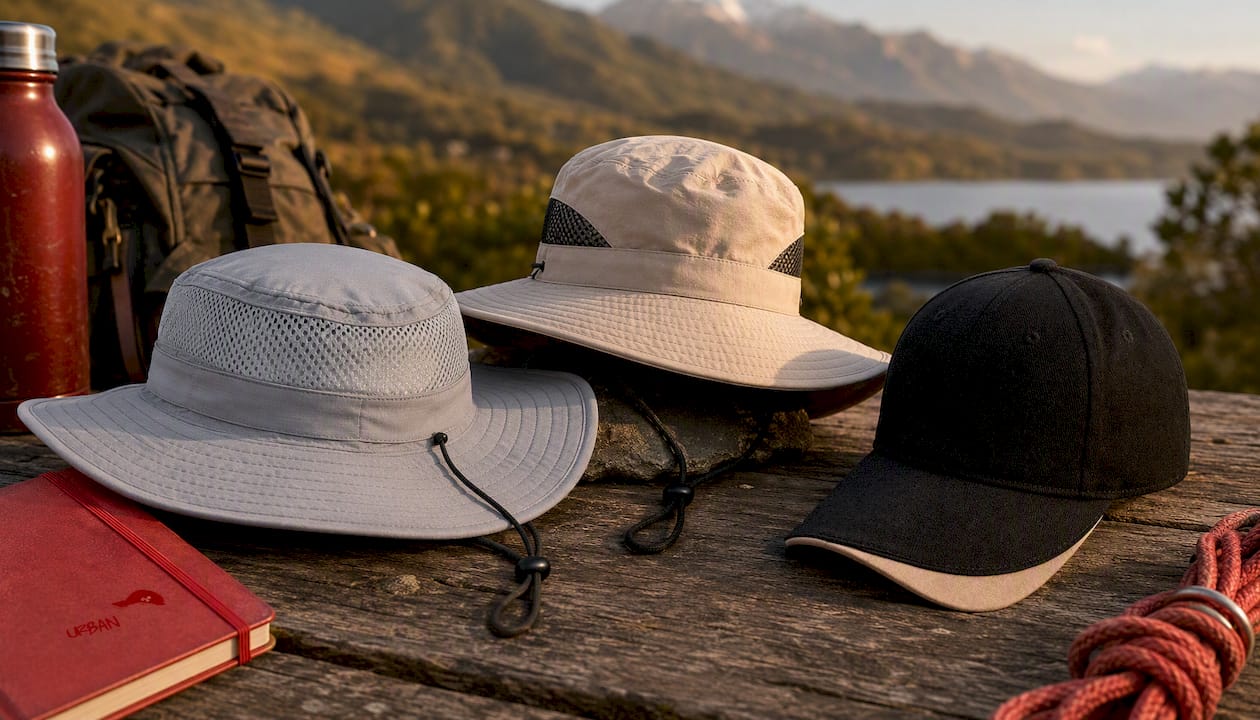The Tasman | Men's Wide Brim Mesh Sun Hat
