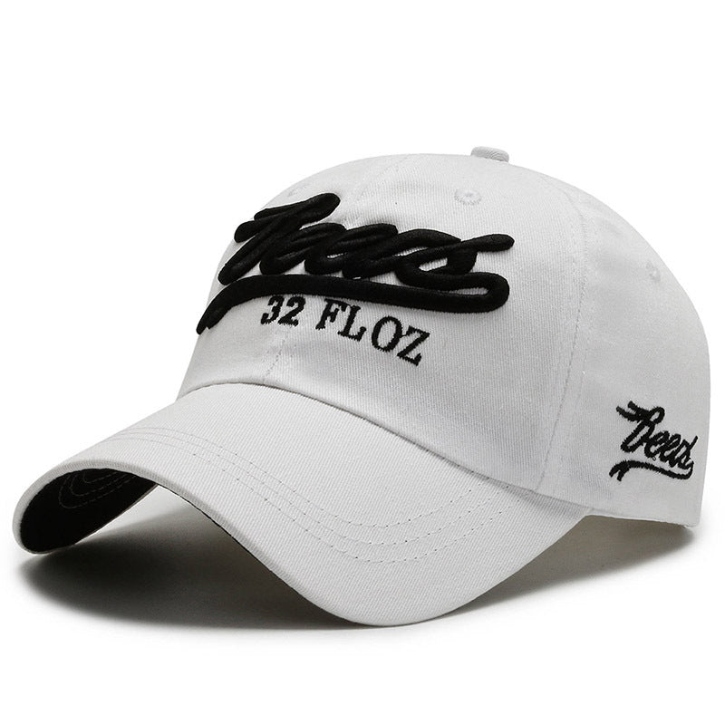 3D Embroidered Women’s Cap – Outdoor Casual Soft Top Hat