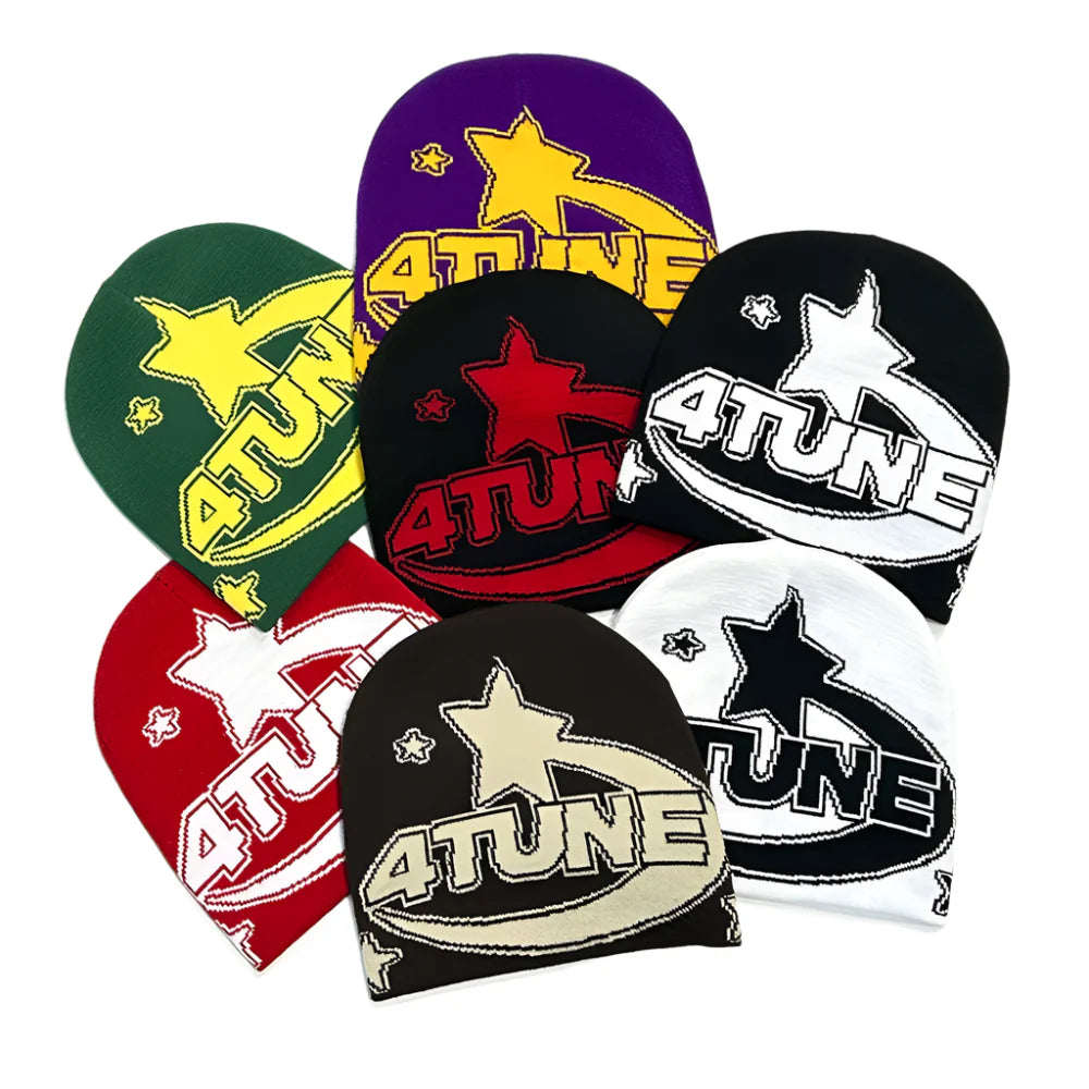 4TUNE Star Retro Beanie Cozy Classic Timeless Style - Urban Caps