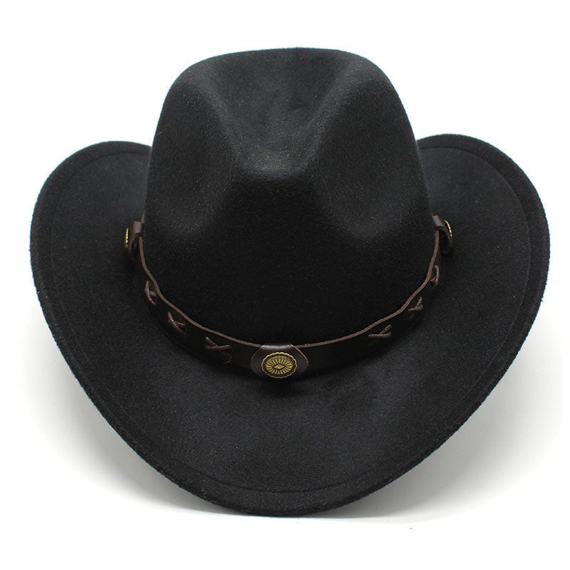 Premium Western Cowboy Hat – Wool Felt Classic Style