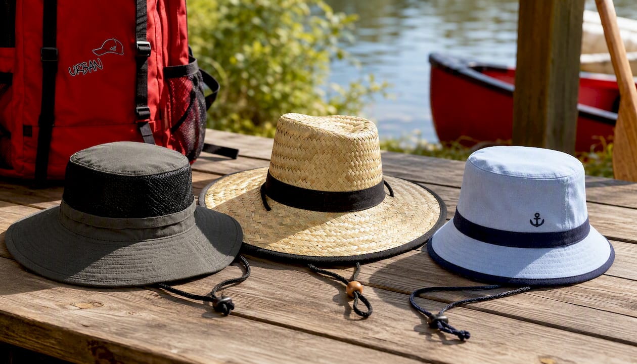 Voyager – Lightweight Mesh Bucket Hat with Chin Strap