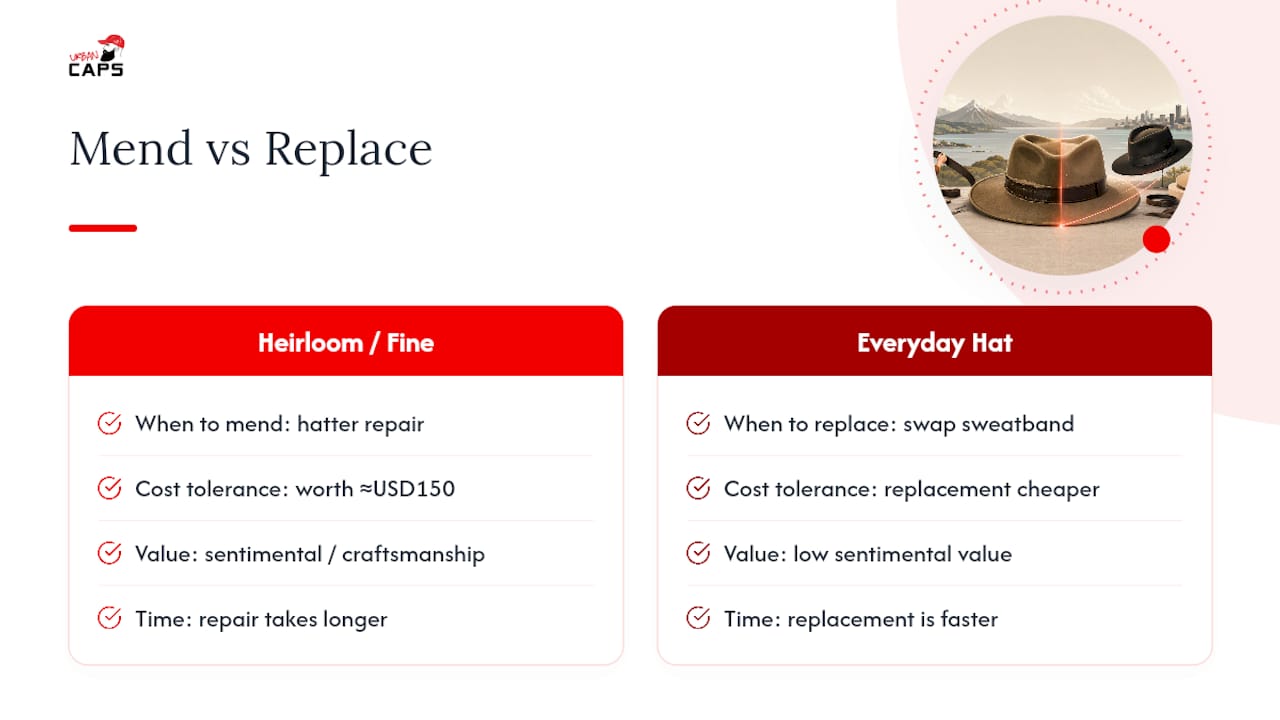 Should you mend it or replace it? — overview diagram