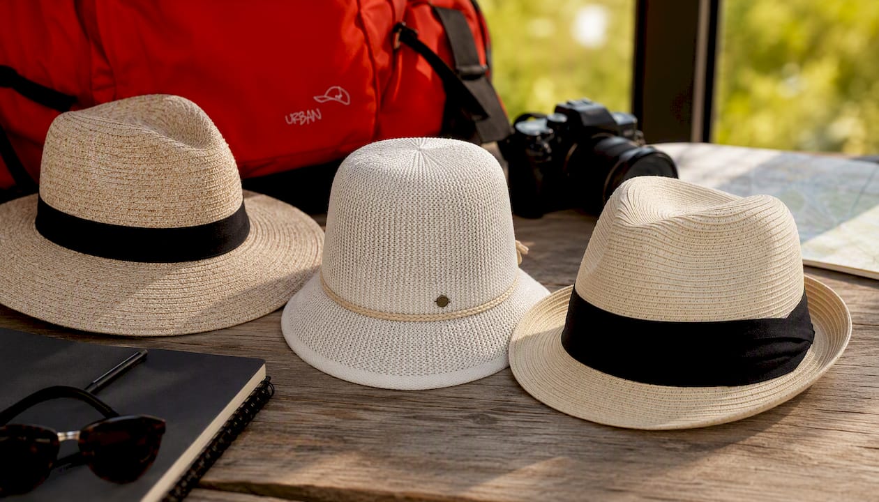 Havana Crushable Two-Tone Safari Traveller Hat with Adjustable Fit