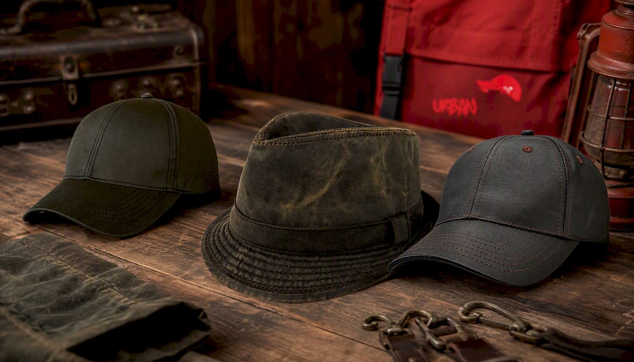Oilskin Cap – Water-Resistant, Lightweight, Structured 6-Panel Fit