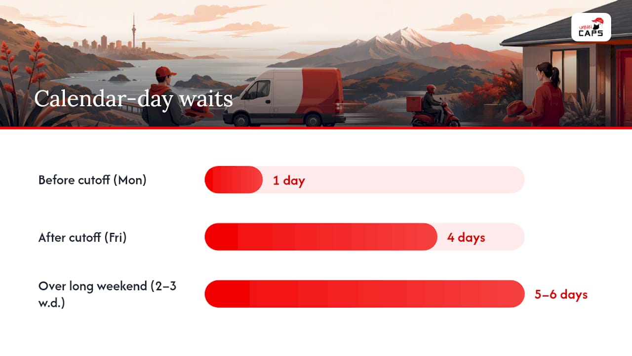 What is "day zero" and how do cutoffs change your delivery date? — overview diagram