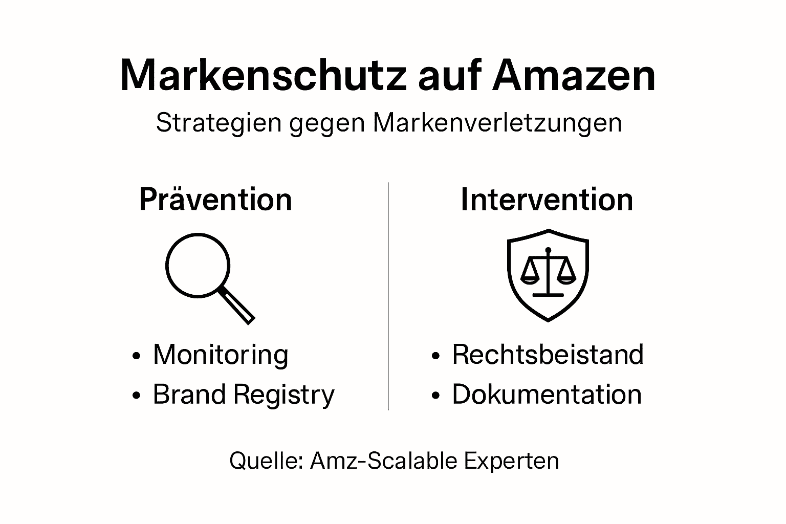 Infografik: So schützen Sie Ihre Marke – Tipps und Vorteile auf einen Blick