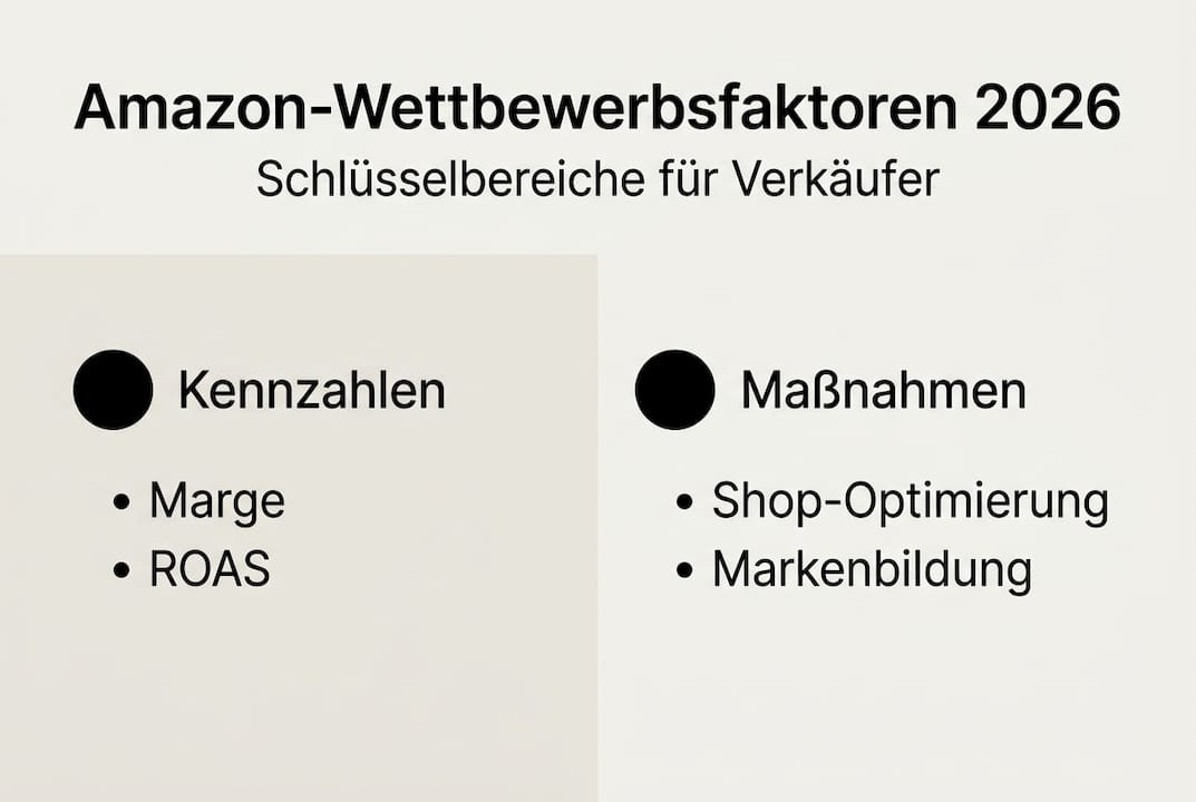 Amazon-Wettbewerbsfaktoren auf einen Blick: Die wichtigsten Einflussgrößen im Überblick