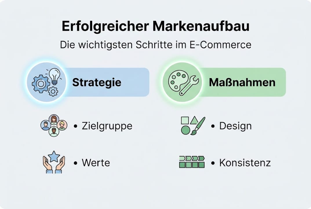 Übersicht zur Markenstrategie: die wichtigsten Schritte im Überblick