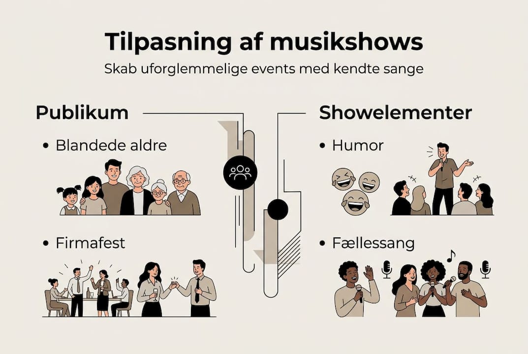 Grafisk oversigt: Sådan tilpasser du musikshows