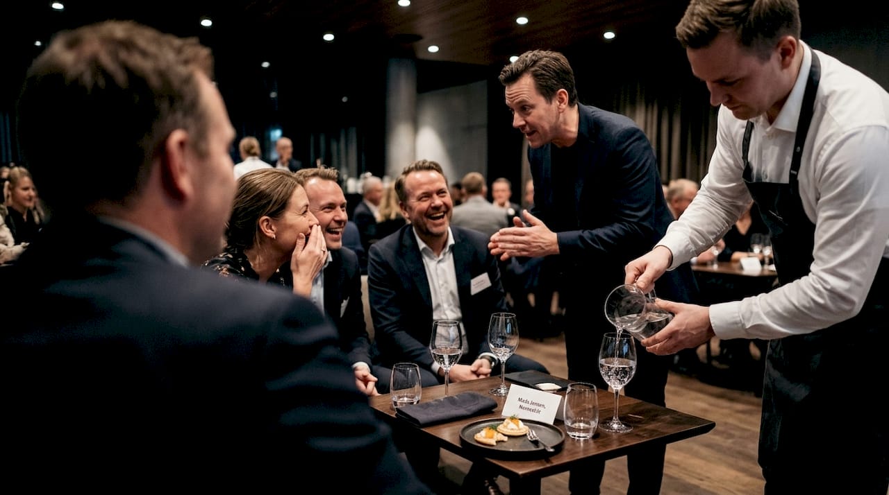 Deltagerne forkæles med eksklusiv underholdning, der samler alle til en unik firmaoplevelse.