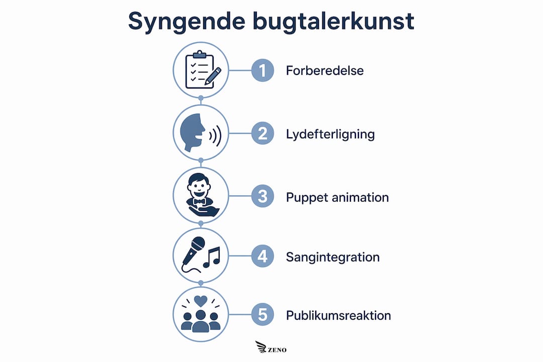 Grafisk oversigt: Sådan lærer du bugtaleri med sang – trin for trin