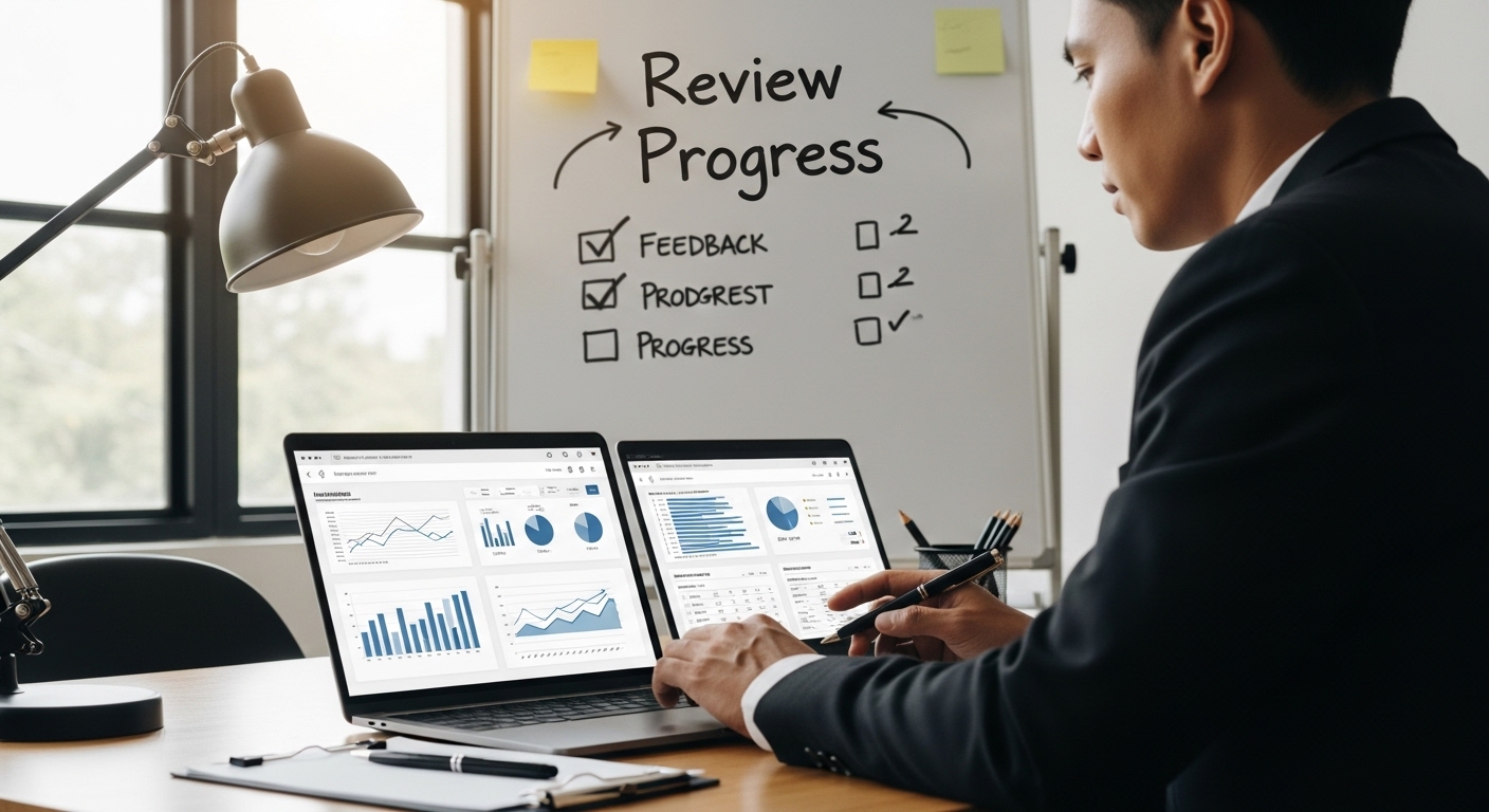 leadership progress review