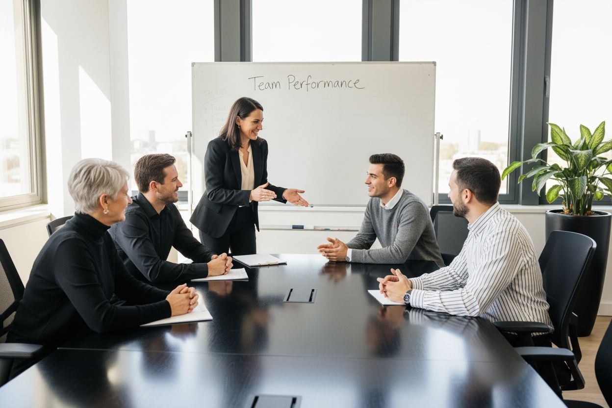 business team performance workplace