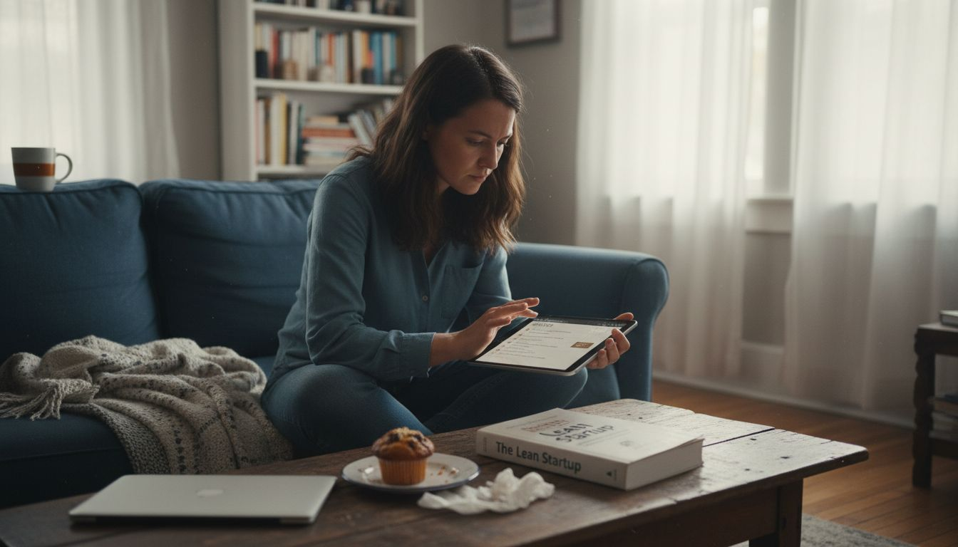 Solopreneur using checklist for business readiness