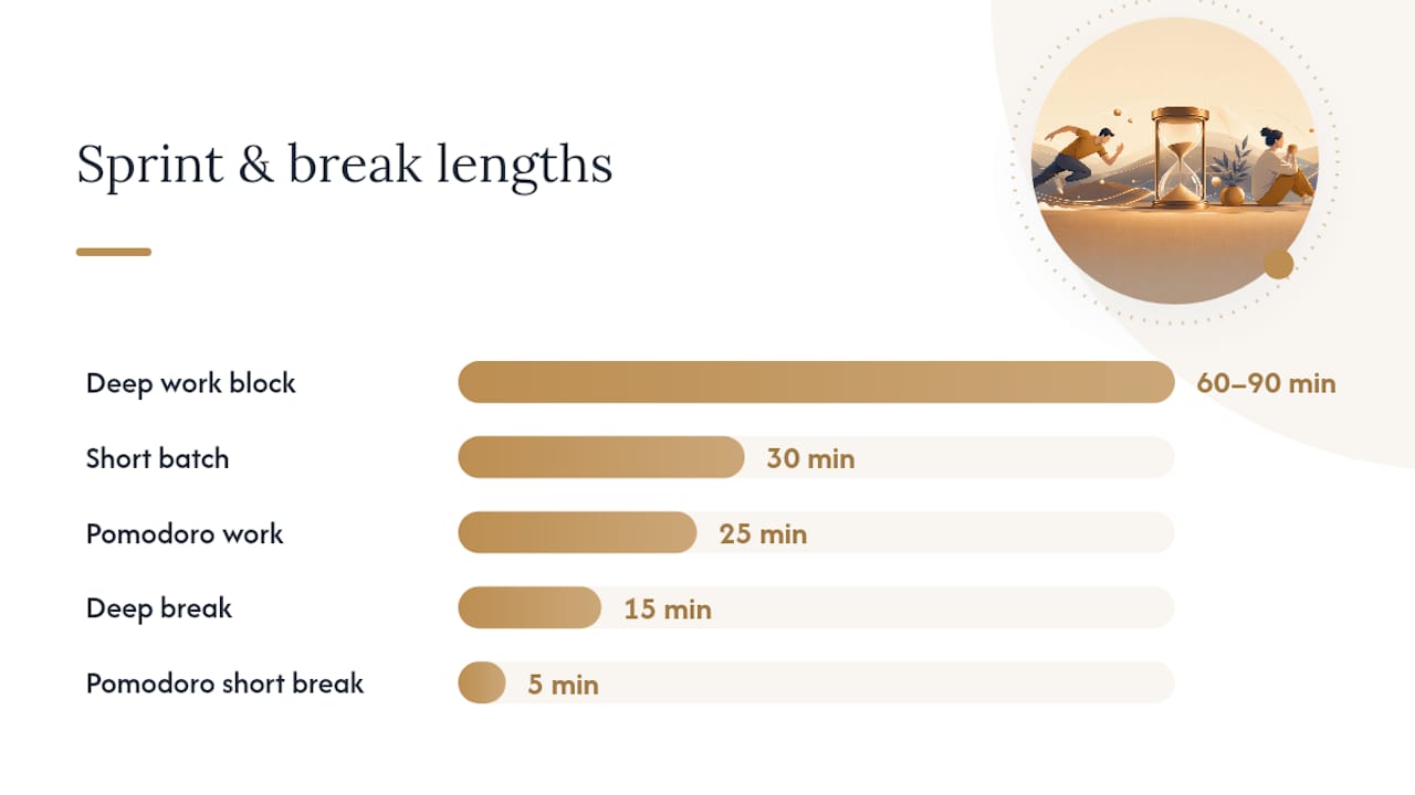 How do you get into focused work and actually stay there? — overview diagram