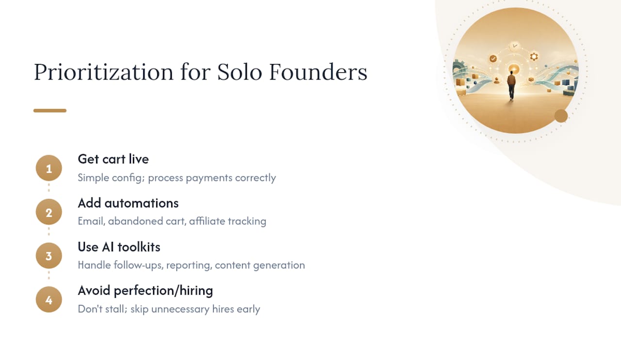 How Should a Solo Founder Actually Prioritize This Decision? — overview diagram