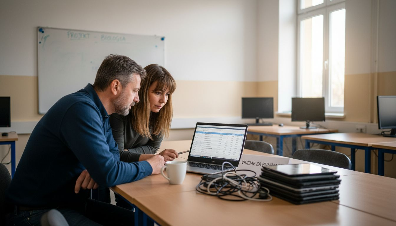 U digitalnoj učionici nastavnici međusobno razmjenjuju ideje i surađuju na zajedničkim projektima.