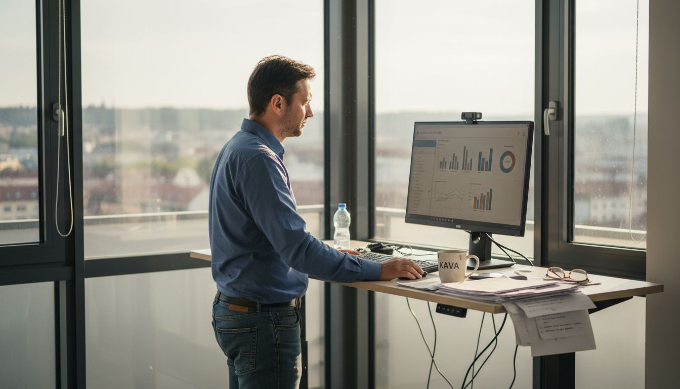 Voditelj marketinga detaljno analizira rezultate kampanje kako bi procijenio njezinu uspješnost.