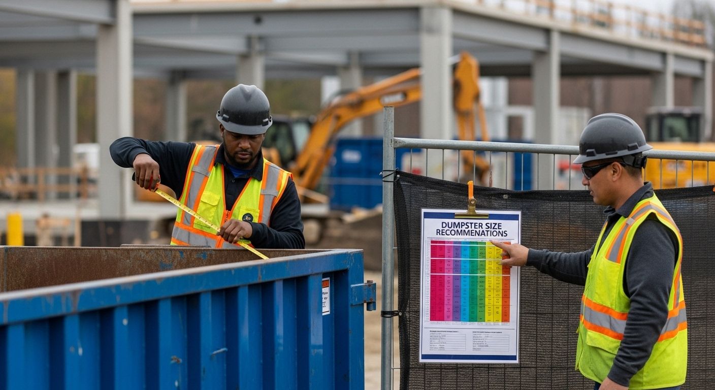 dumpster size recommendations