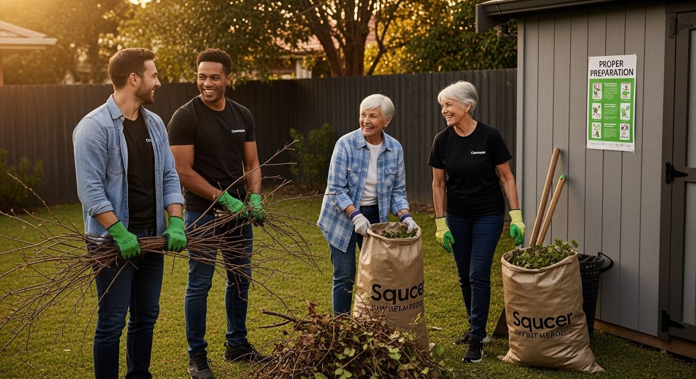 yard waste preparation