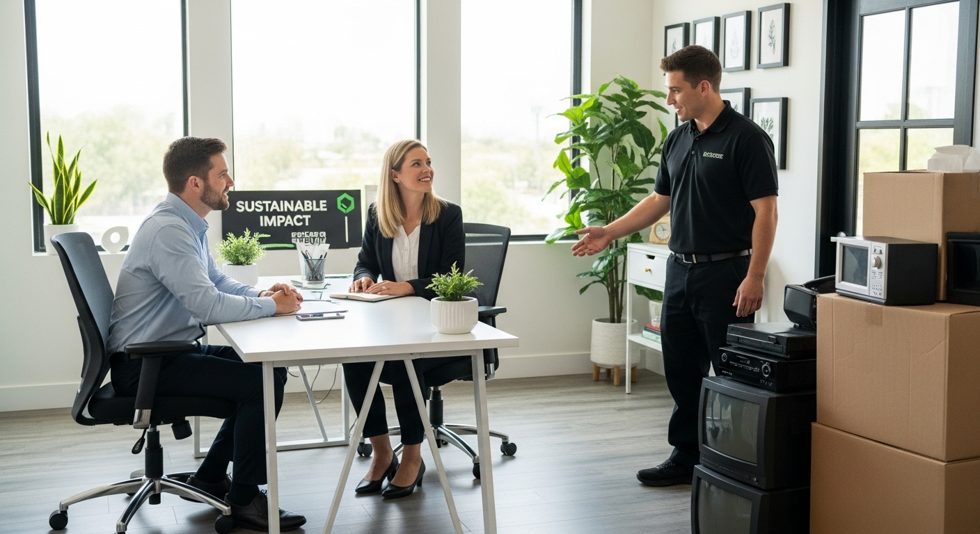 office junk hauling sustainable