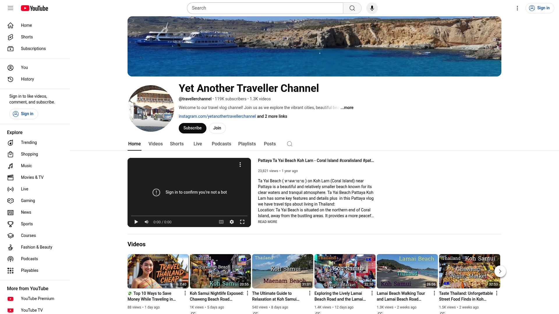 https://youtube.com/@travellerchannel
